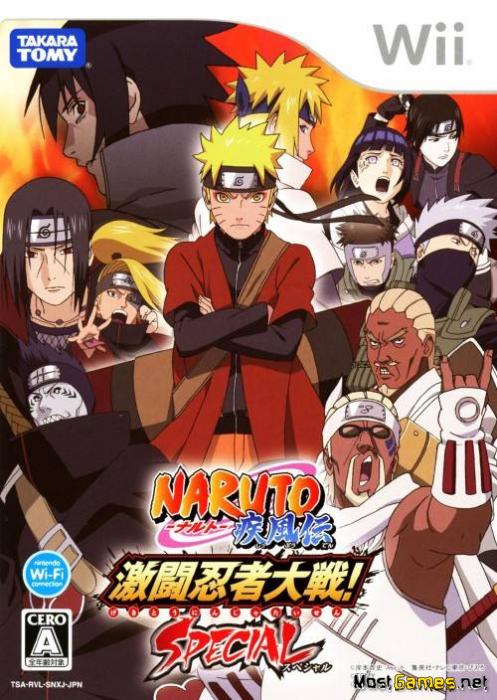 Naruto Shippuden: Gekitou Ninja Taisen Special (NTSC/JAP) Wii